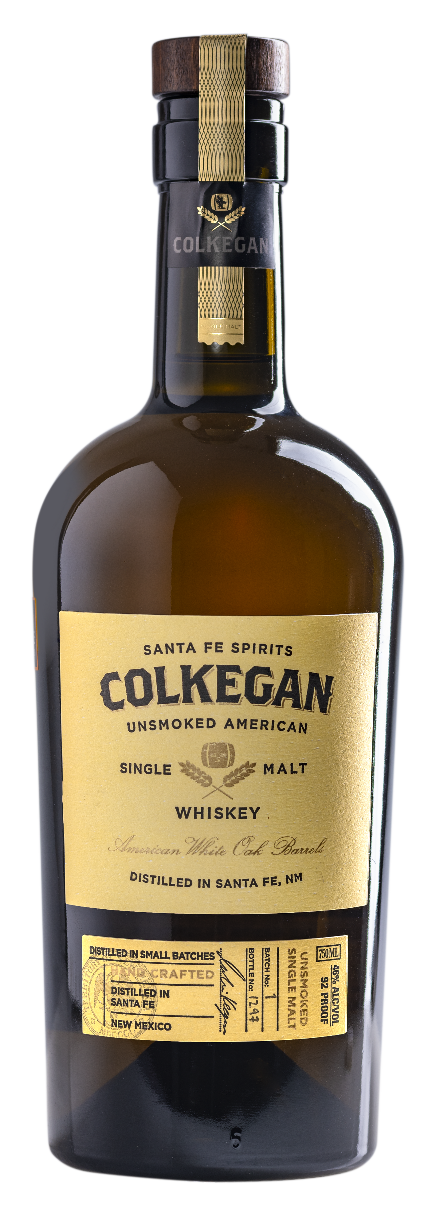 Santa Fe Spirits - Colkegan Unsmoked Single Malt