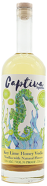 Captiva Spirits Key Lime Honey Vodka - Presale