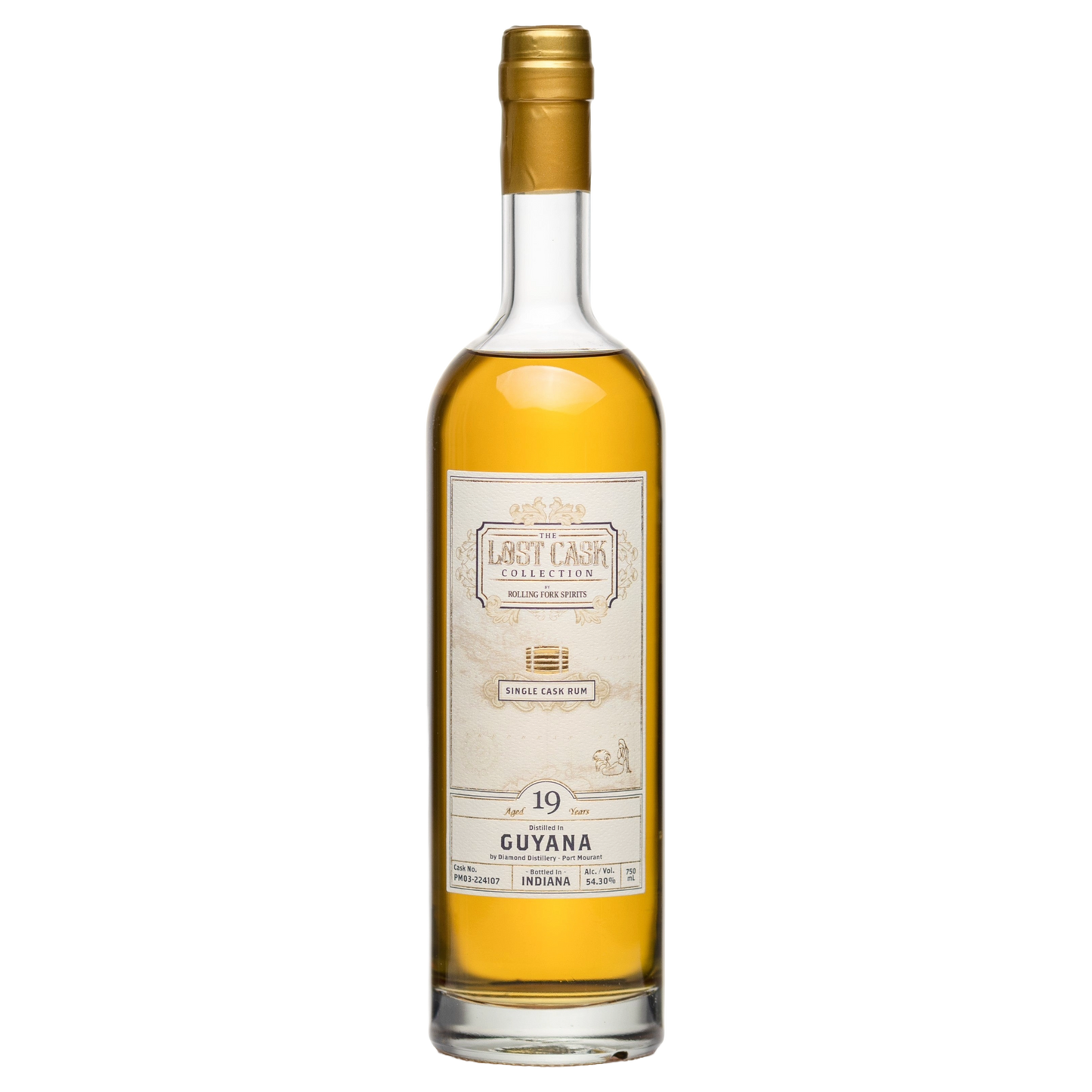 19-Year Single-Cask Rum Distilled in Guyana