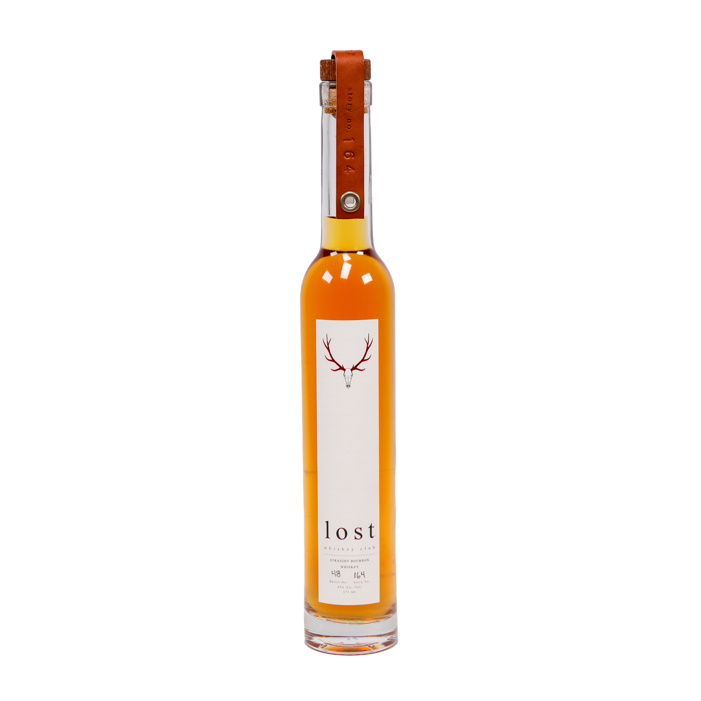 Lost Whiskey Club High Rye Single Barrel Straight Bourbon (375ml)