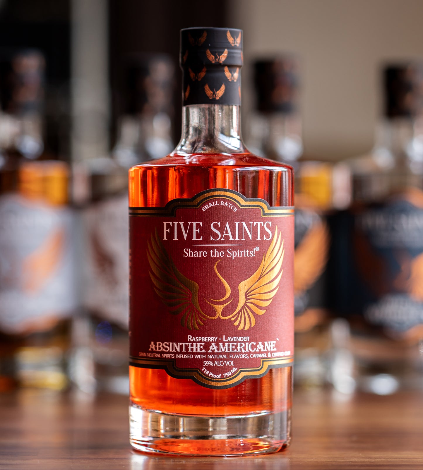 Five Saints Raspberry-Lavender Absinthe
