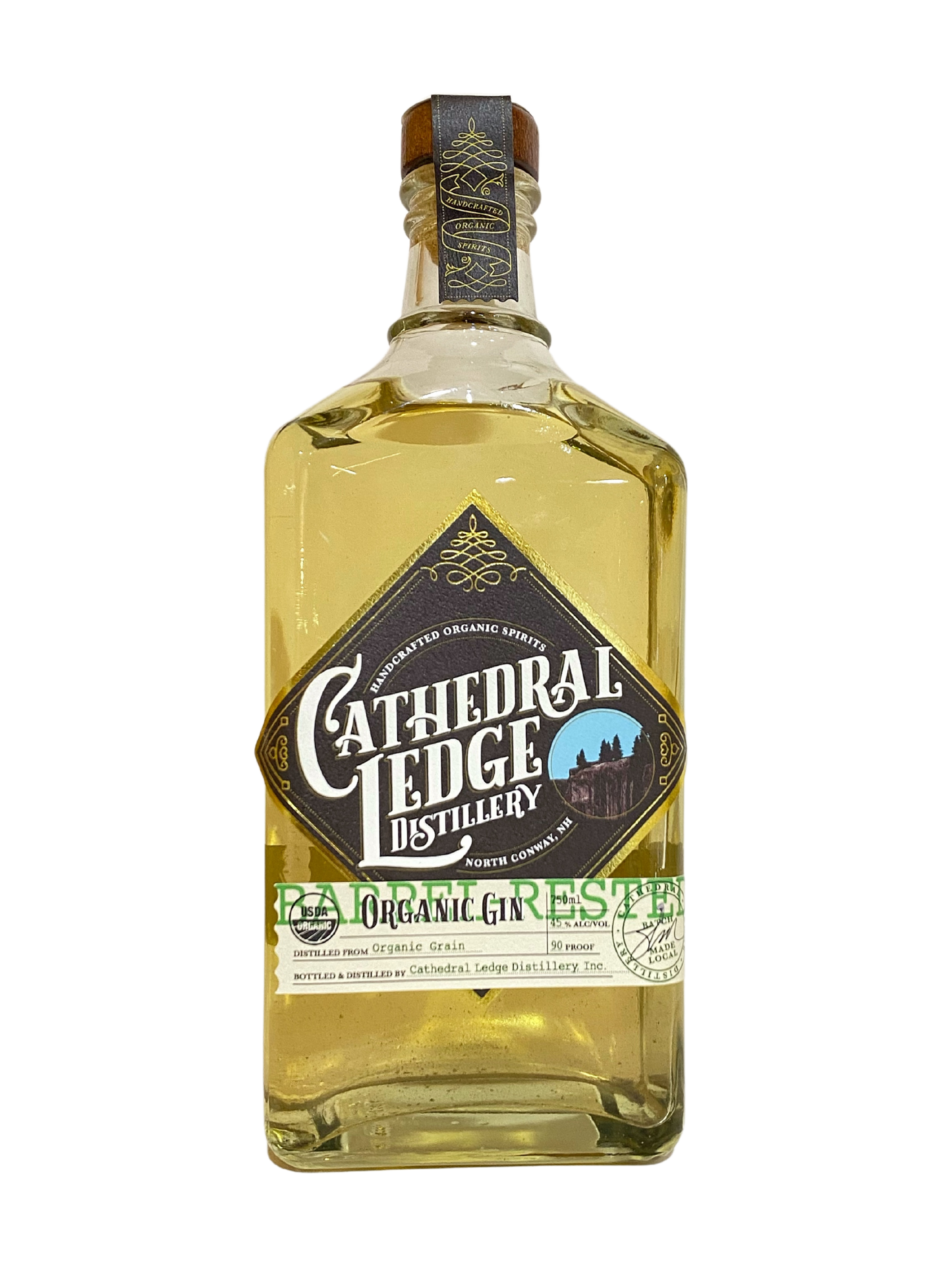 Cathedral Ledge Organic Barrel Rested Gin