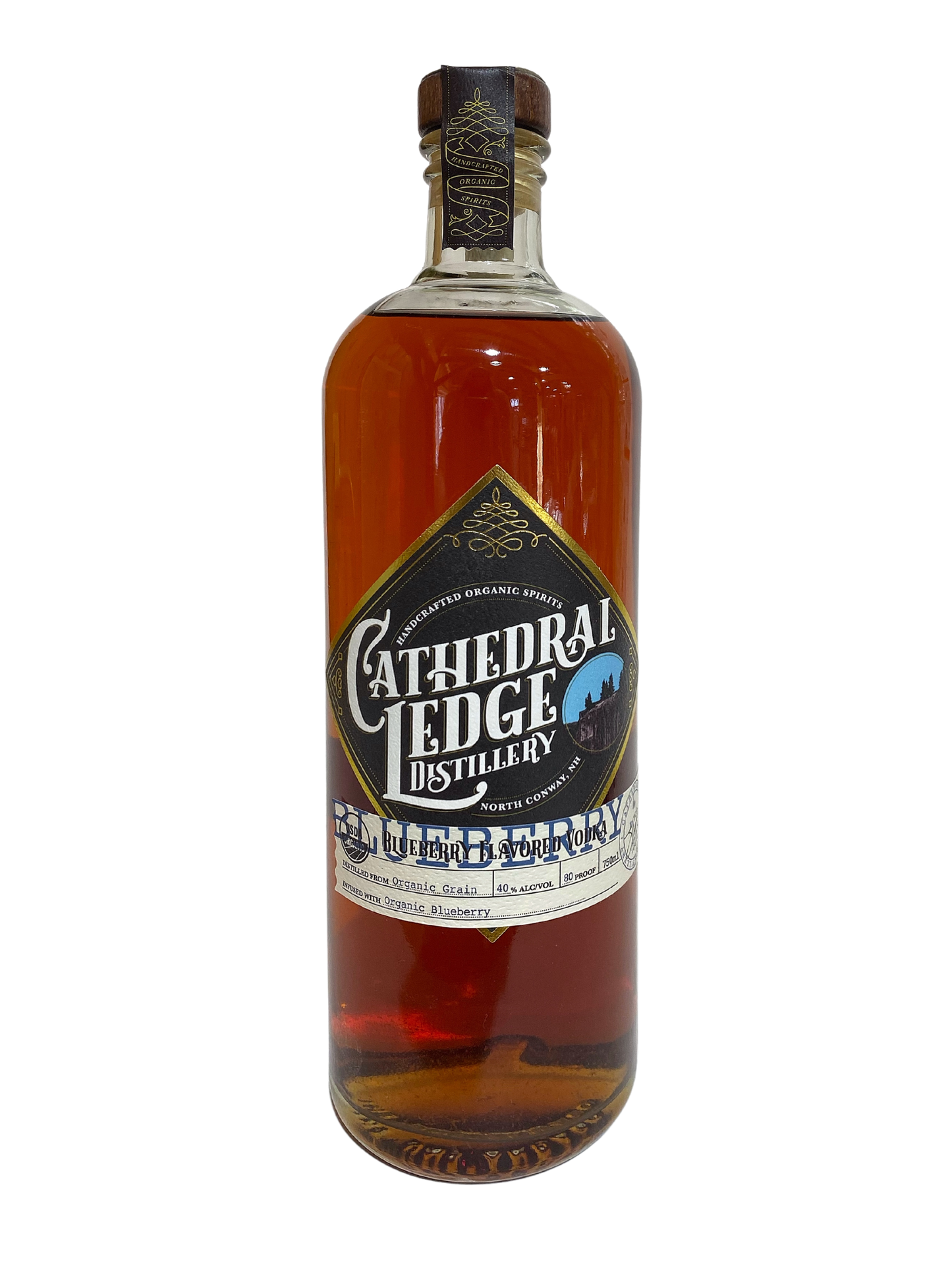 Cathedral Ledge Organic Blueberry Flavored Vodka