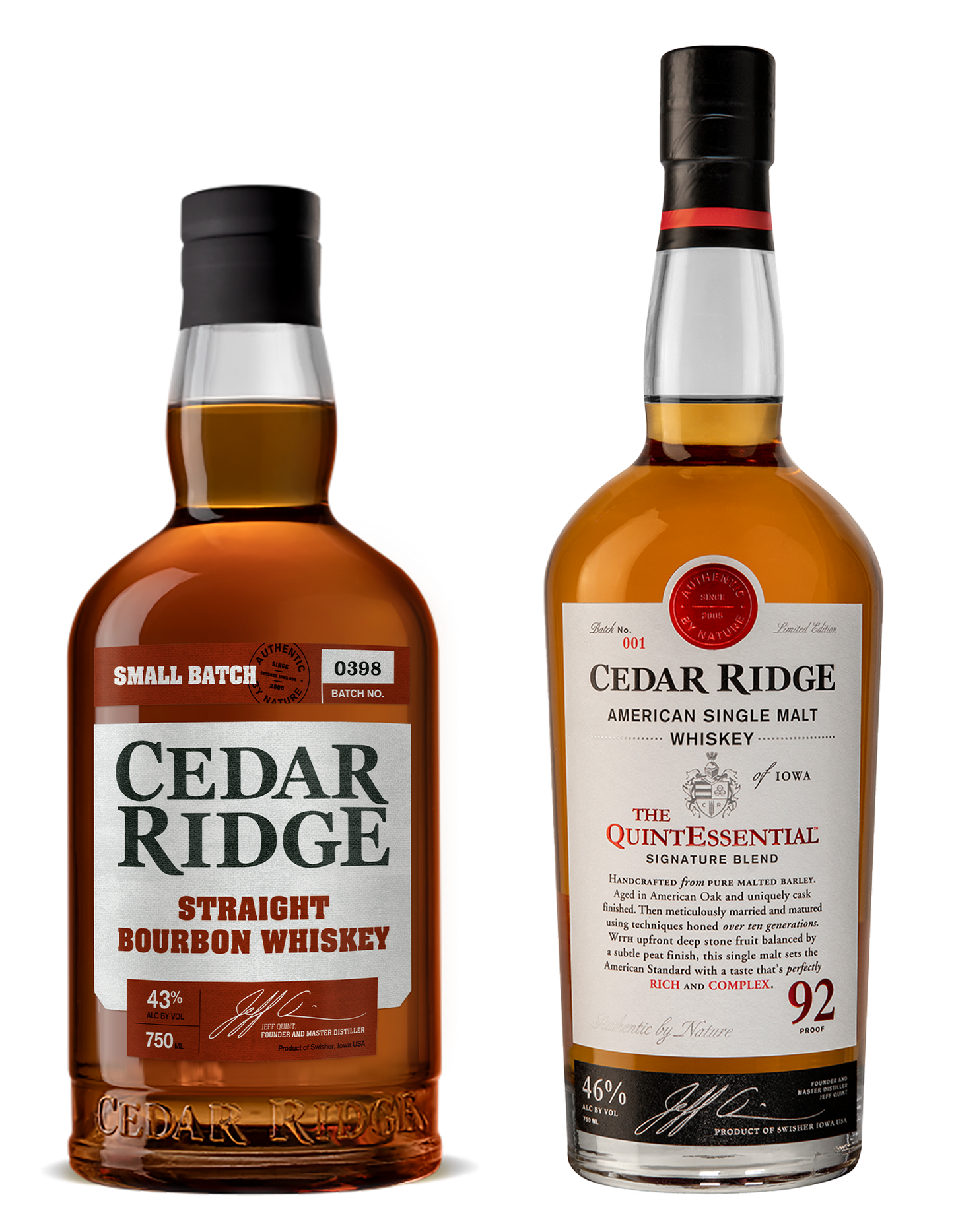 Cedar Ridge Original Whiskey Bundle