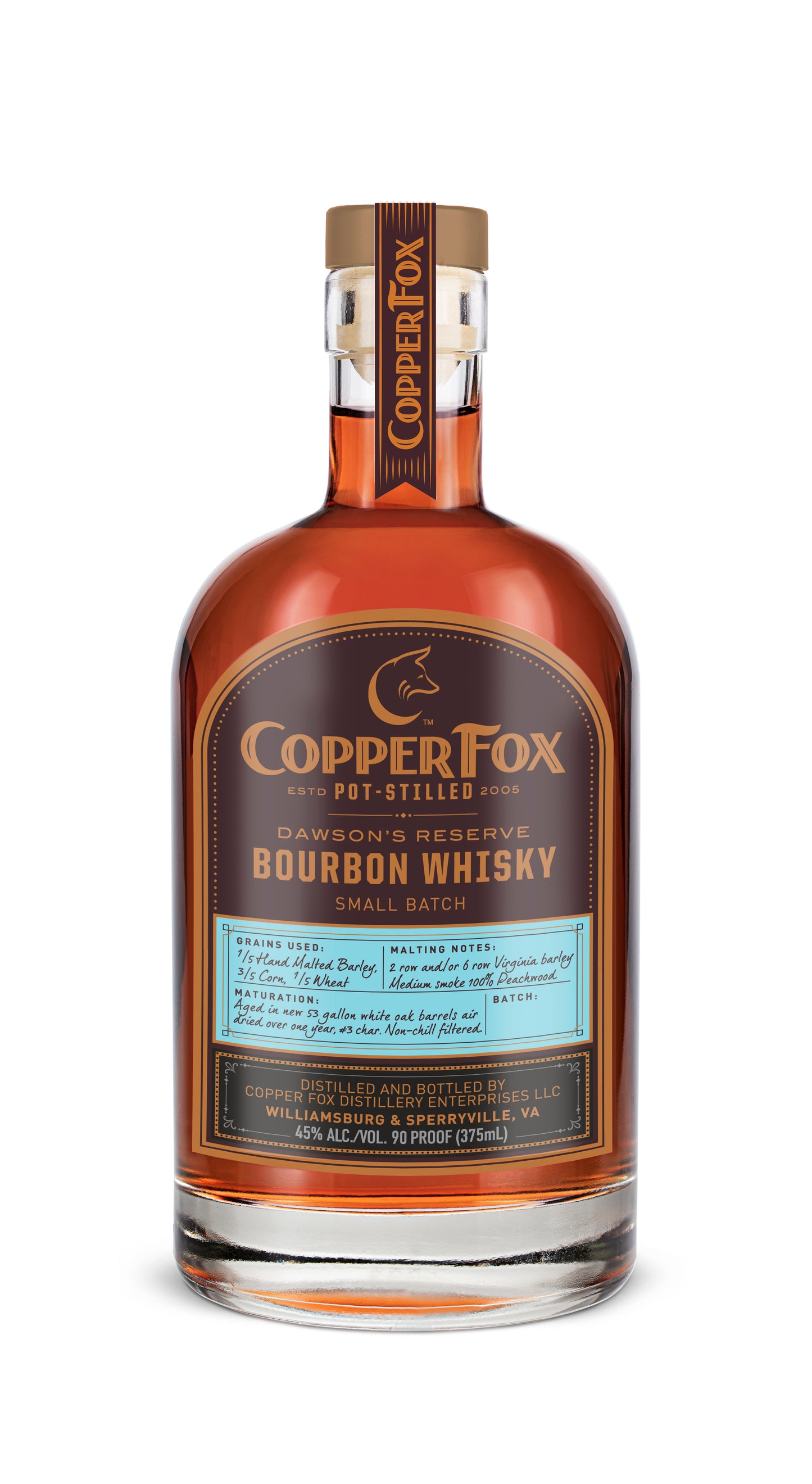 Copper Fox Dawson's Reserve Bourbon