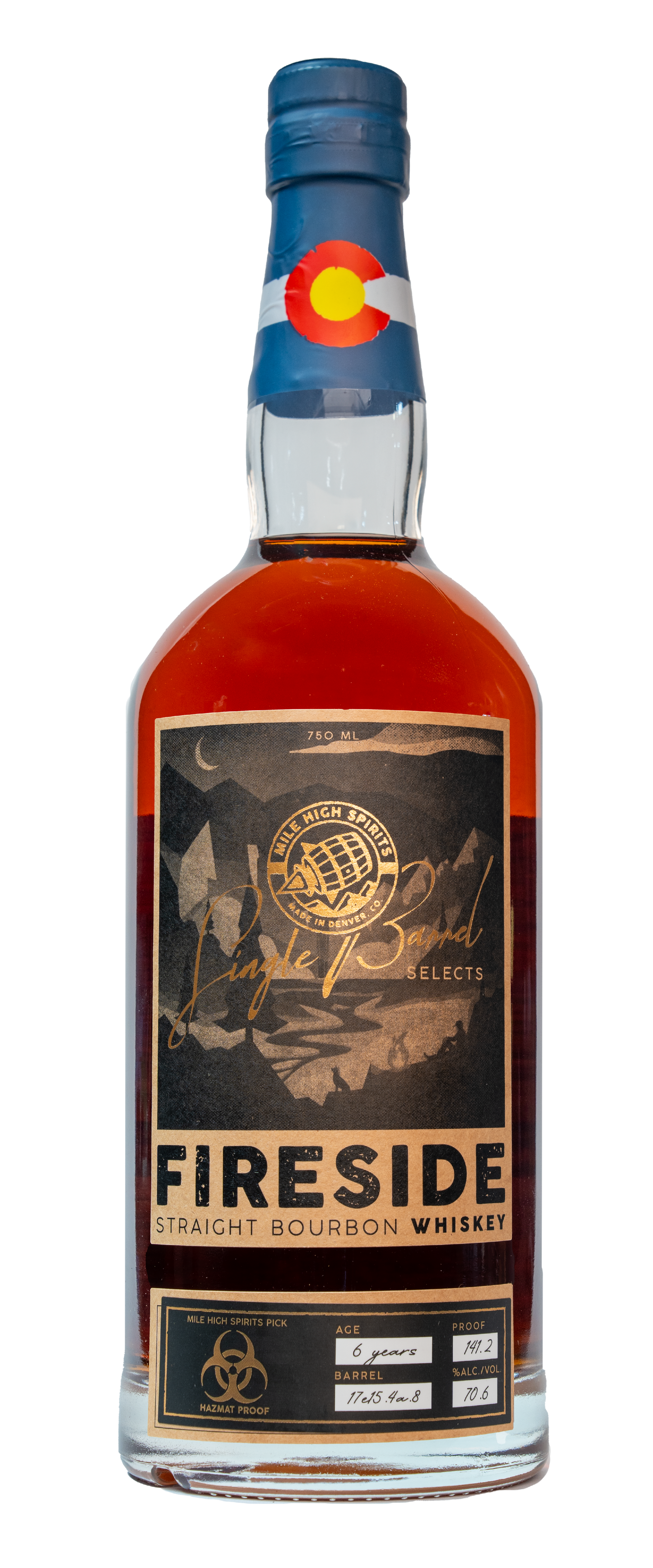 Fireside Single Barrel Bourbon Hazmat