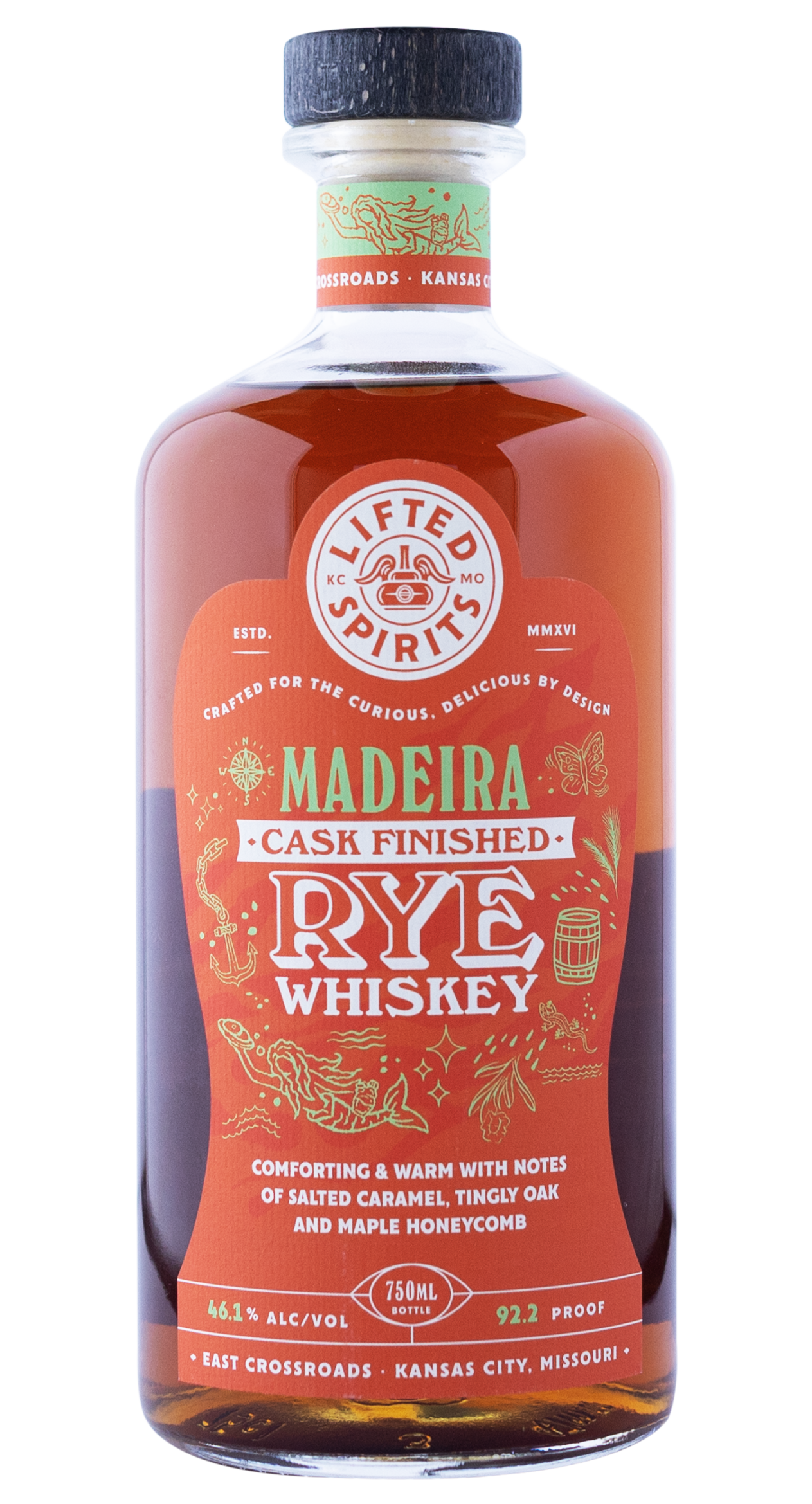 Lifted Spirits Madeira Cask Finished Rye Whiskey