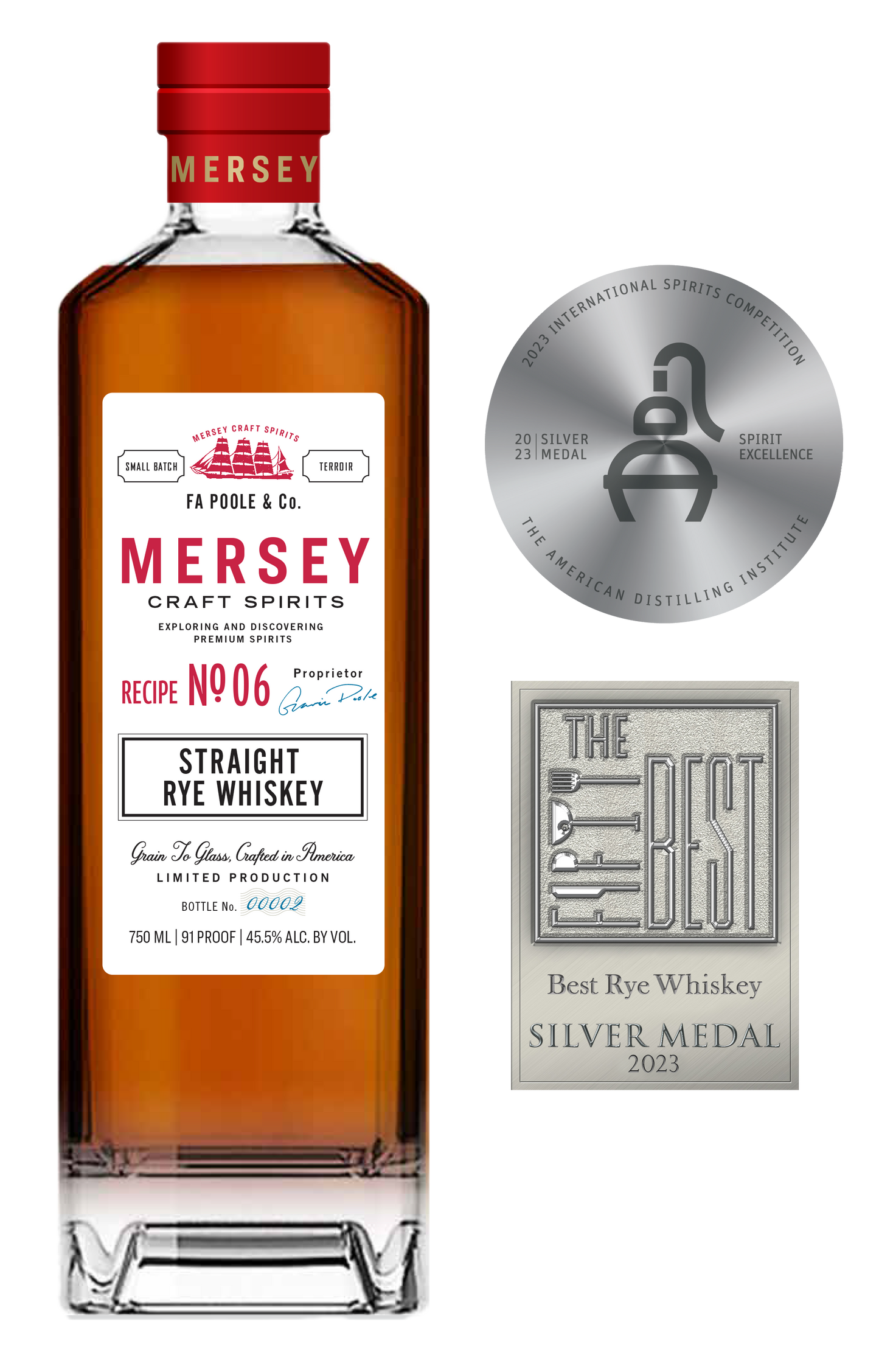 Mersey Straight Rye Whiskey Recipe No. 06