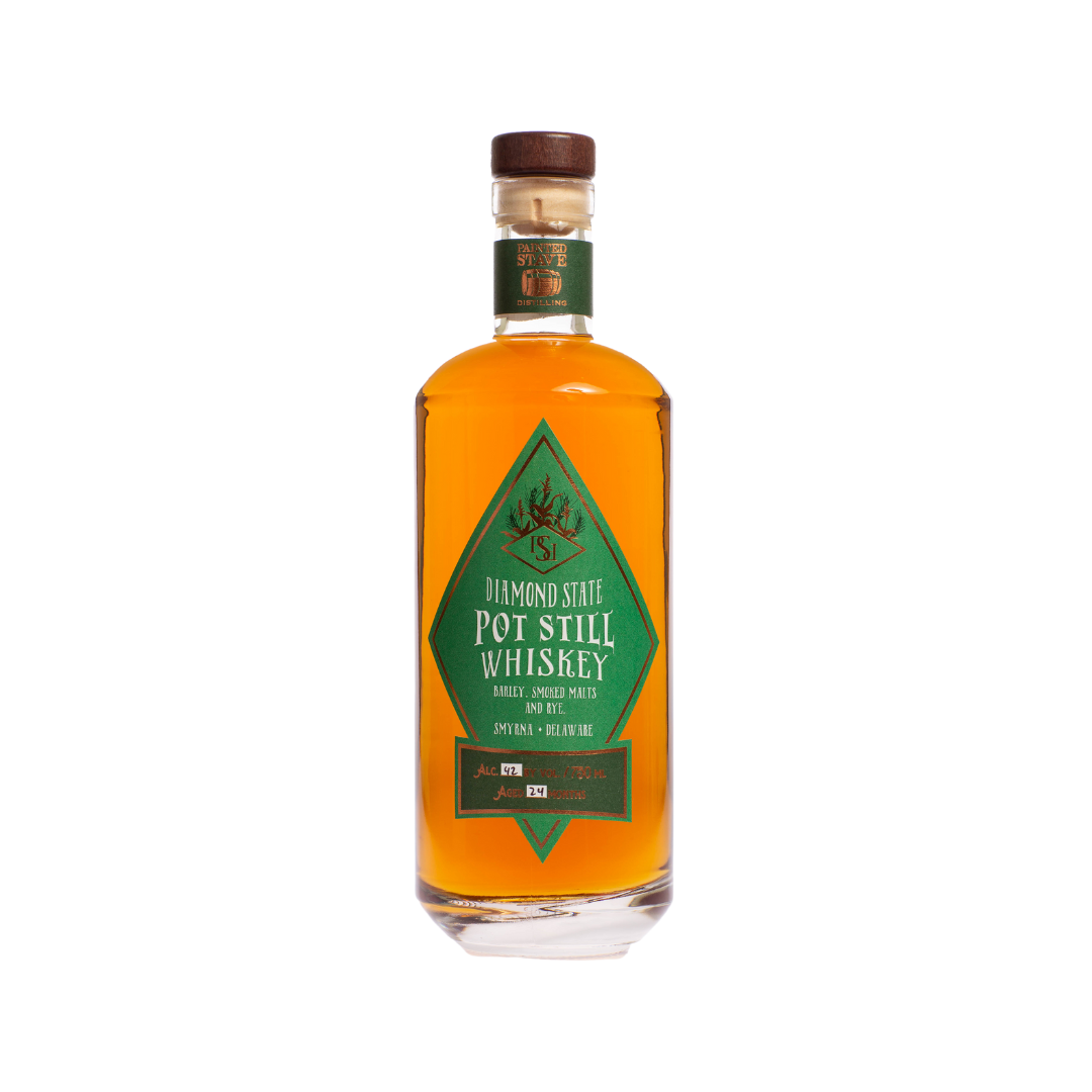 Painted Stave Pot Still Irish Whiskey