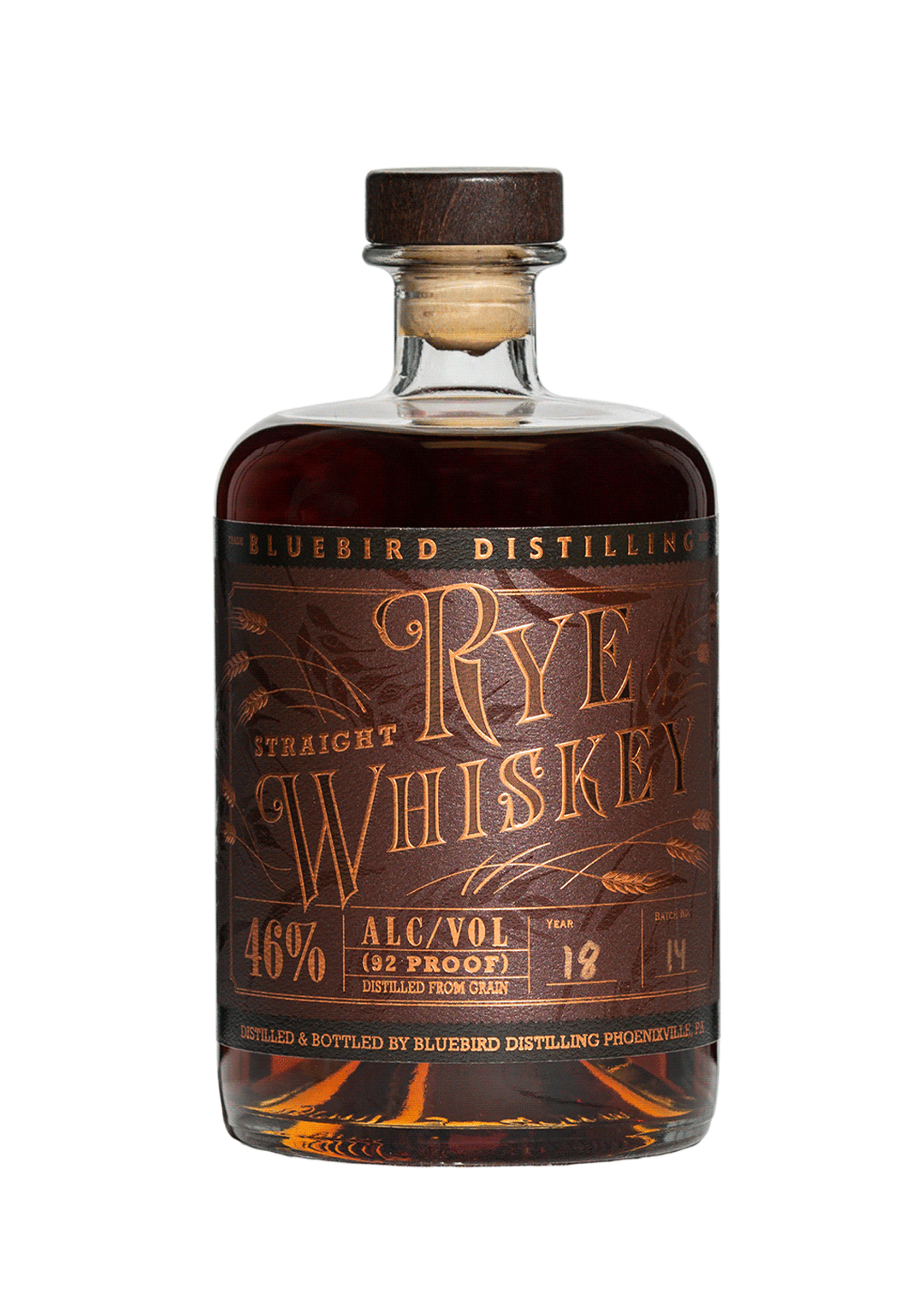 Bluebird Straight Rye Whiskey