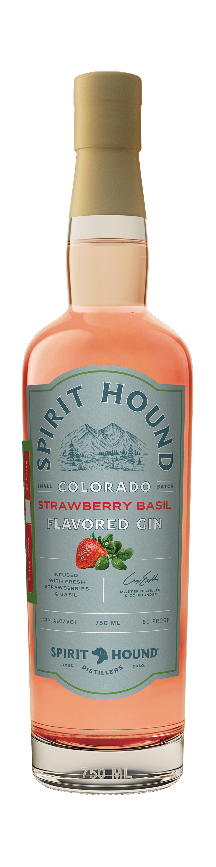 Spirit Hound Strawberry Basil Gin