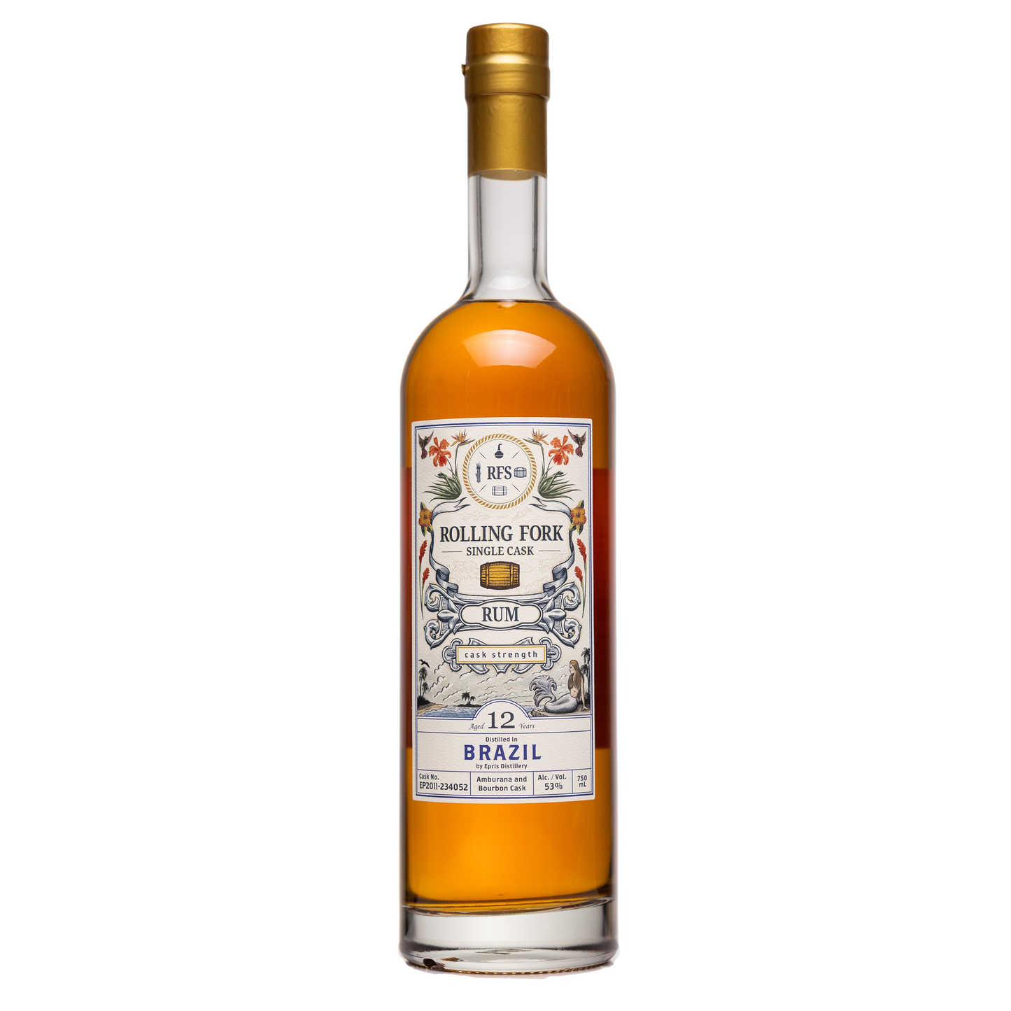 12-Year Single-Cask Rum Distilled in Brazil