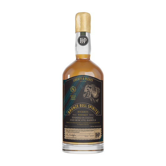 Bronze Bull Bourbon Batch #6 Finished in Cognac and Moscatel Barrels