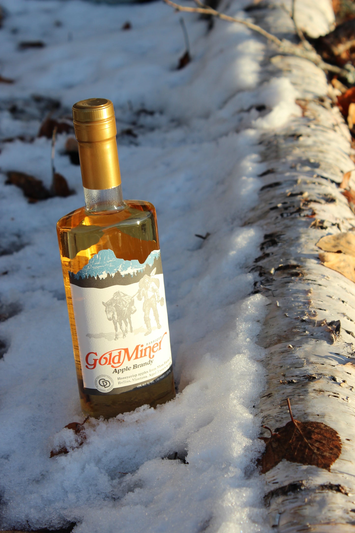 Glacier Gold Miner Apple Brandy