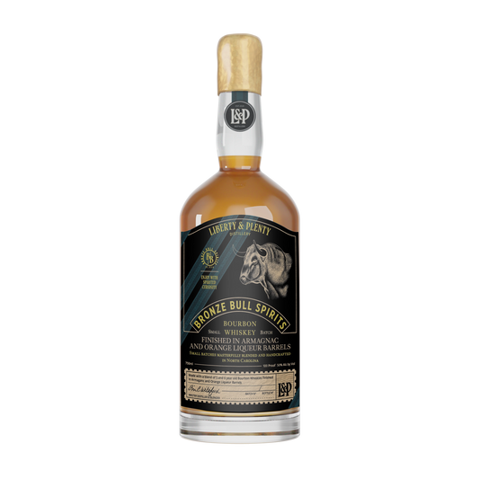Bronze Bull Bourbon Batch #7 Finished in Armagnac and Orange Liqueur Barrels