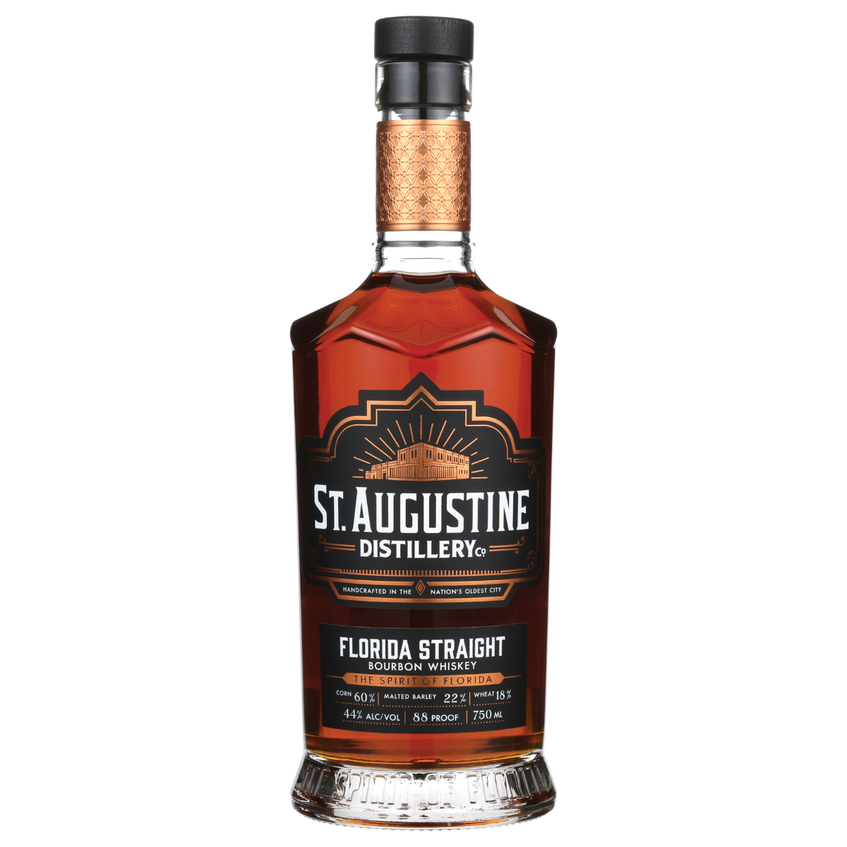 St. Augustine Florida Straight Bourbon 750ml